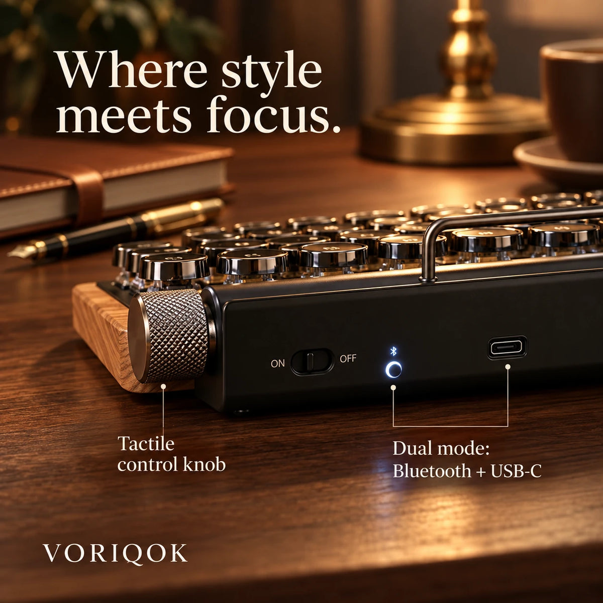 VORIQOK Type 83™ Retro Mechanical Keyboard