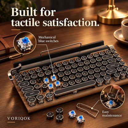 VORIQOK Type 83™ Retro Mechanical Keyboard