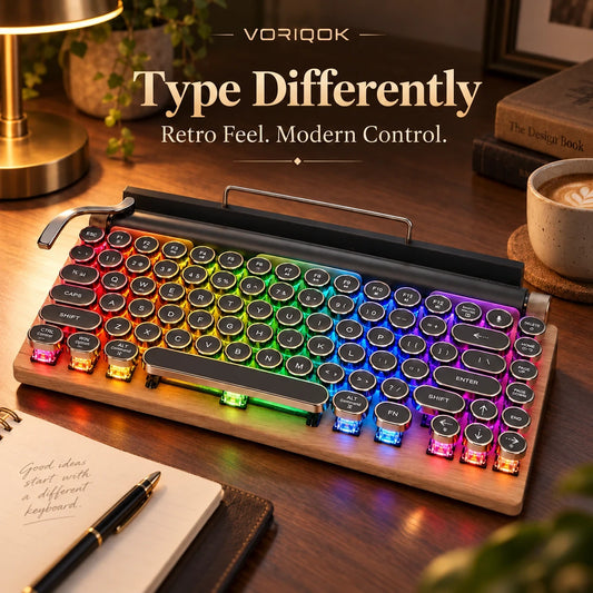 VORIQOK Type 83™ Retro Mechanical Keyboard